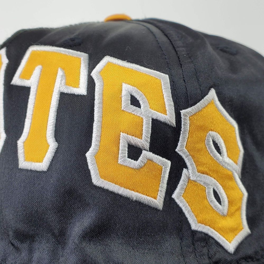 Vintage Rare Pittsburgh Pirates American Needle Hat‎ Script Snapback Black Cap - Picture 8 of 16